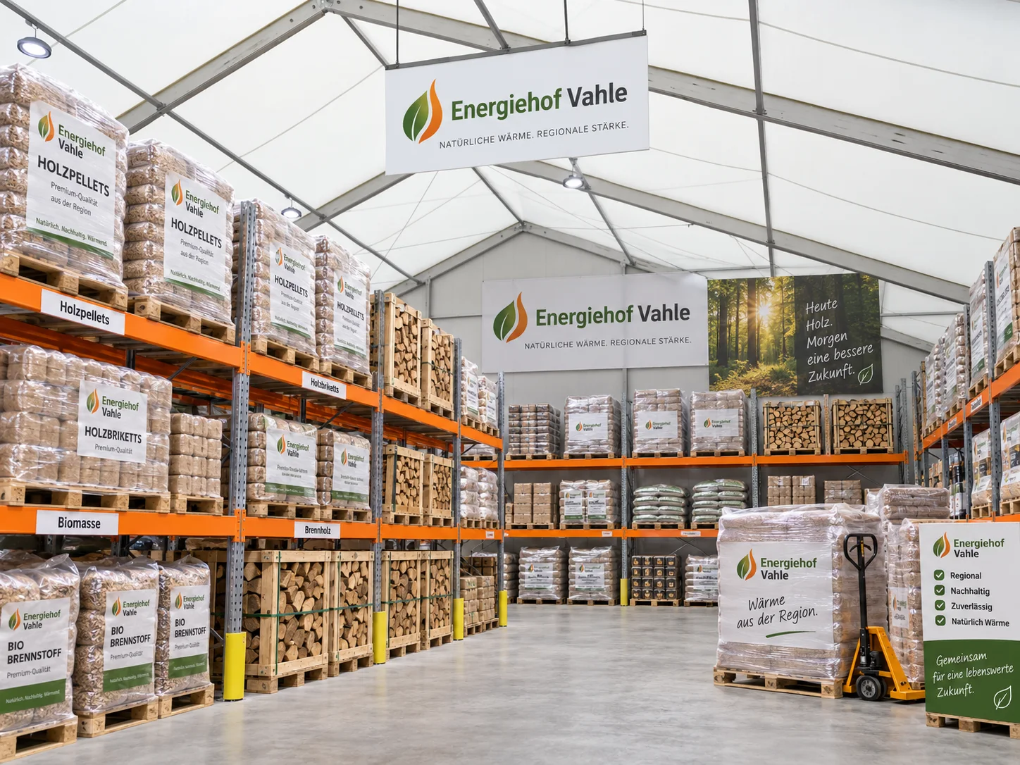 Illustrative Lagerdarstellung Energiehof Vahle